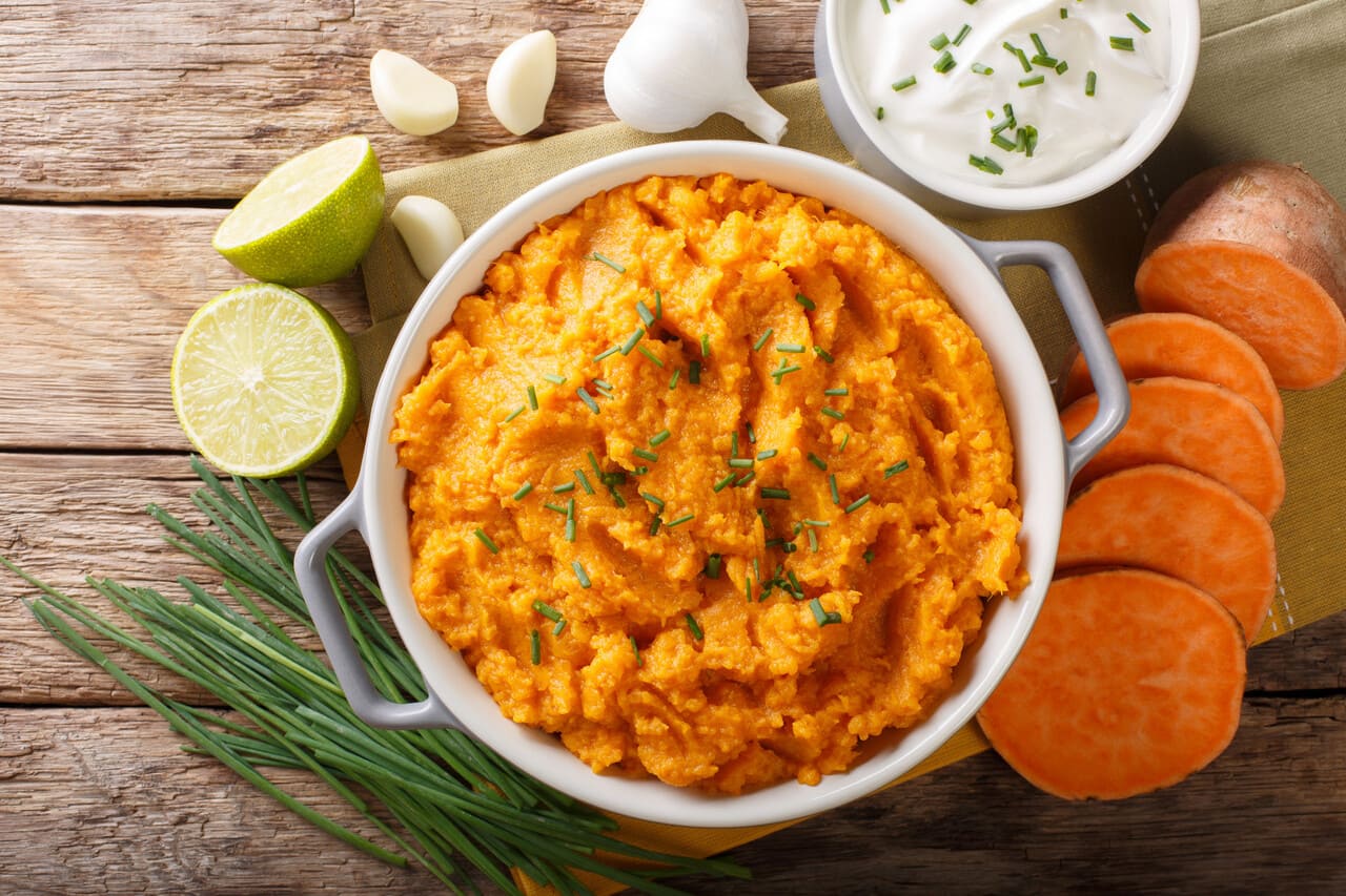 Chipotle Mashed Sweet Potatoes