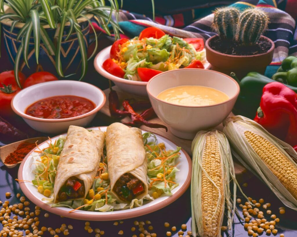 Restaurant Mexican Dishes 