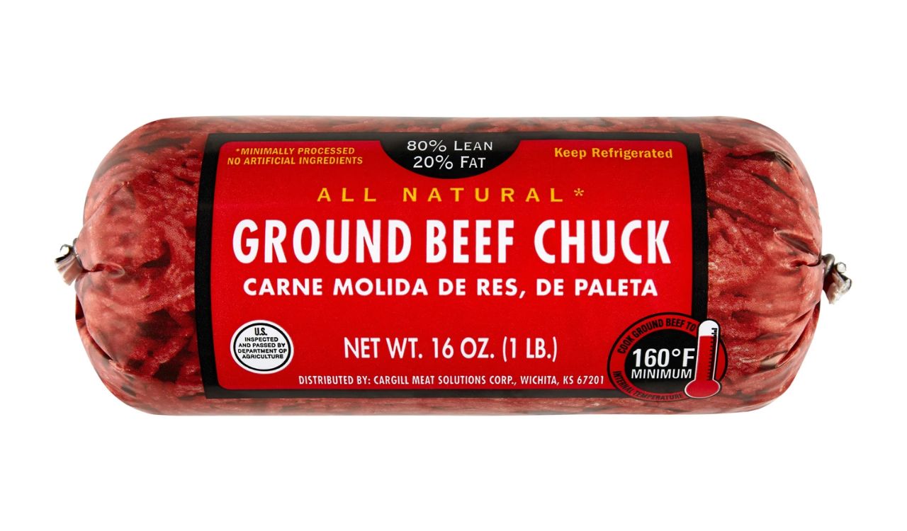 All Natural ground beef chuck
