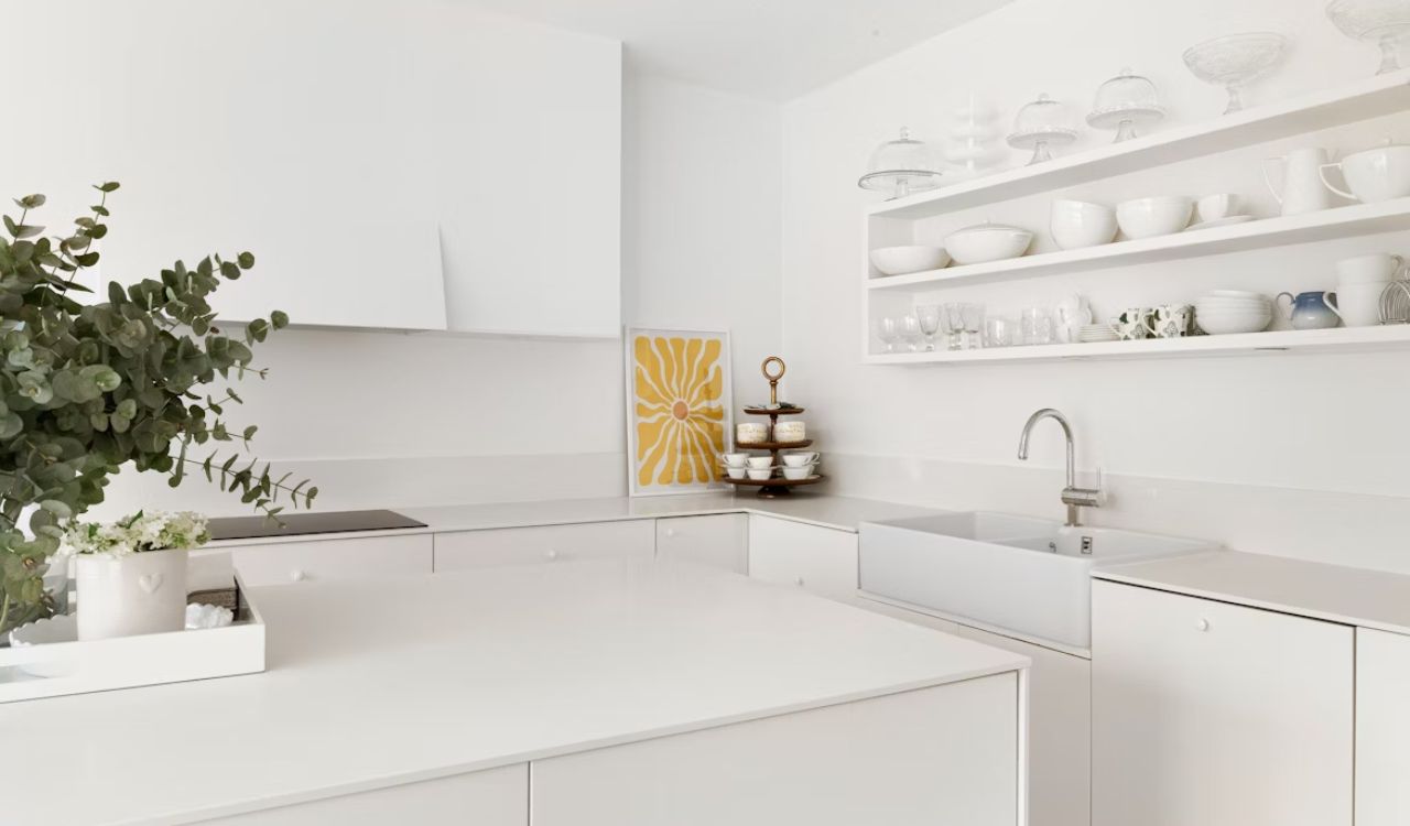 All white kitchen