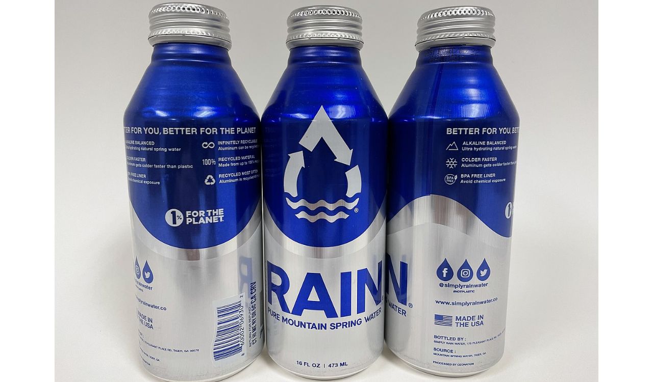 Aluminum canned water