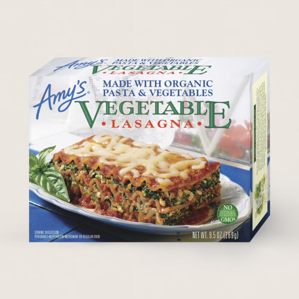 Amy’s Vegetable Lasagna