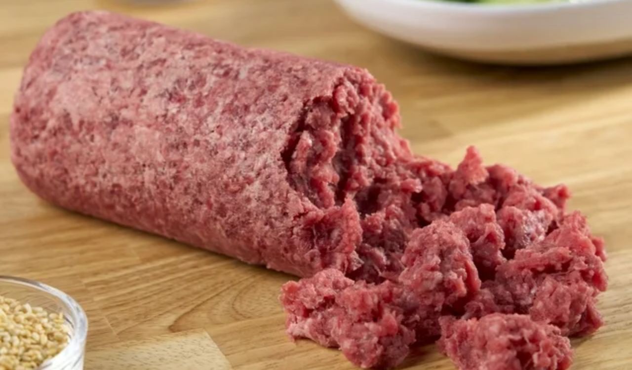 Beef tube on chopping board