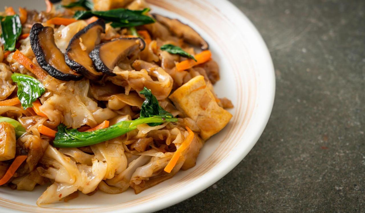 Cabbage and mushroom