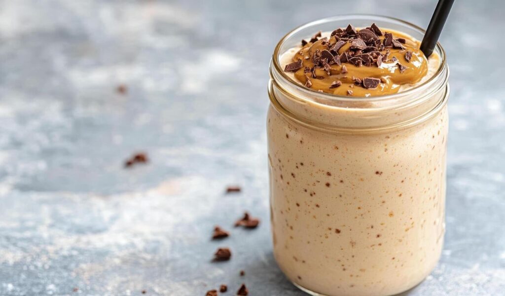 Chocolate peanut butter smoothie