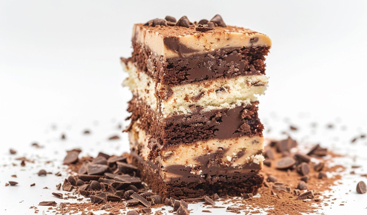 Cookie dough brownie bars