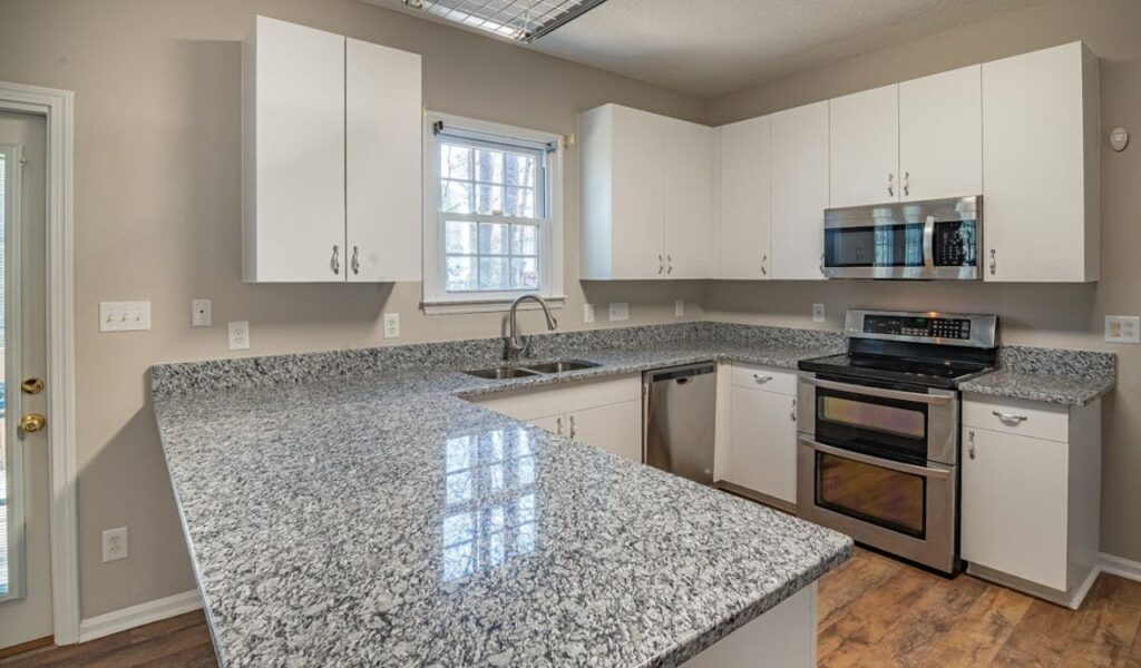 Granite kitchen countertop
