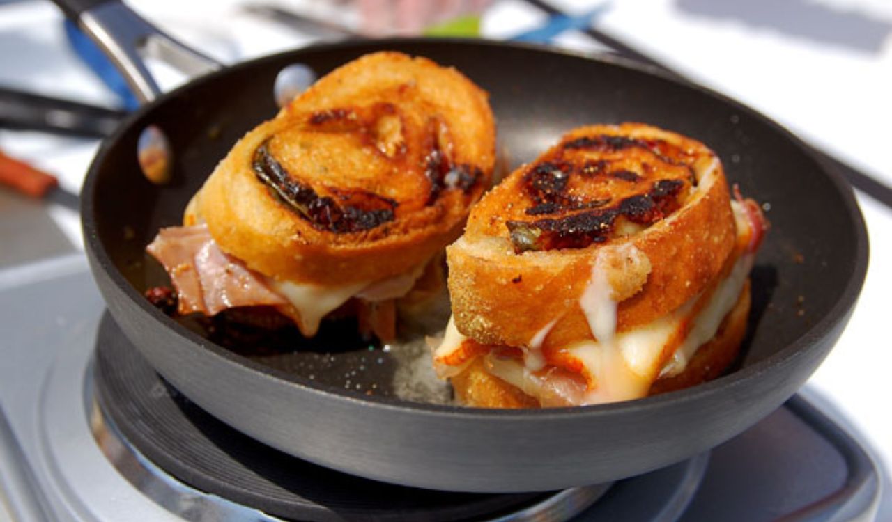 Grilled Cheese prosciutto sandwich