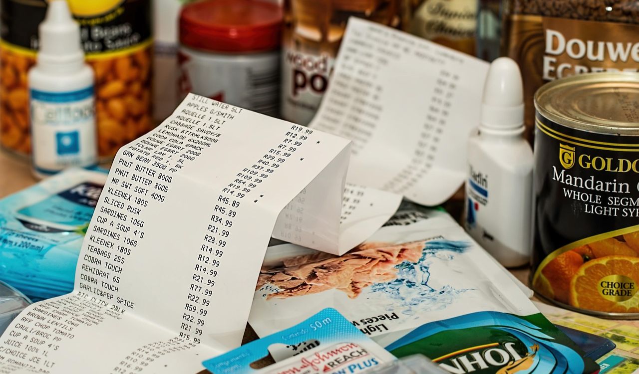Grocery receipt