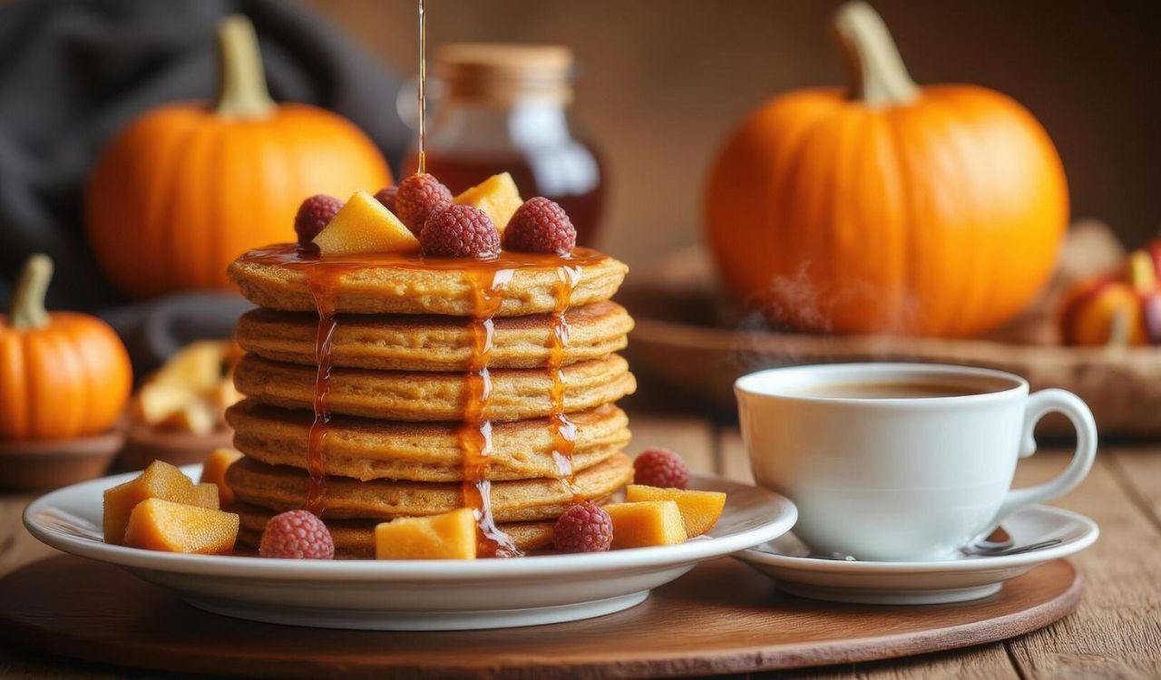 Halloween pancakes