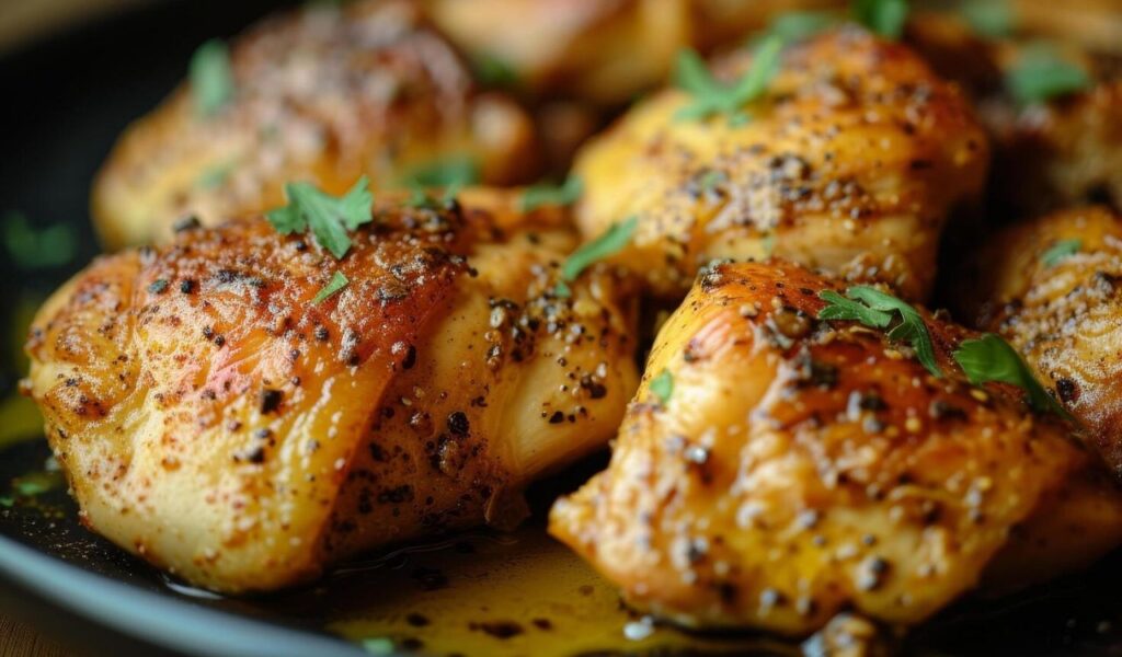 Honey Mustard Chicken Thighs
