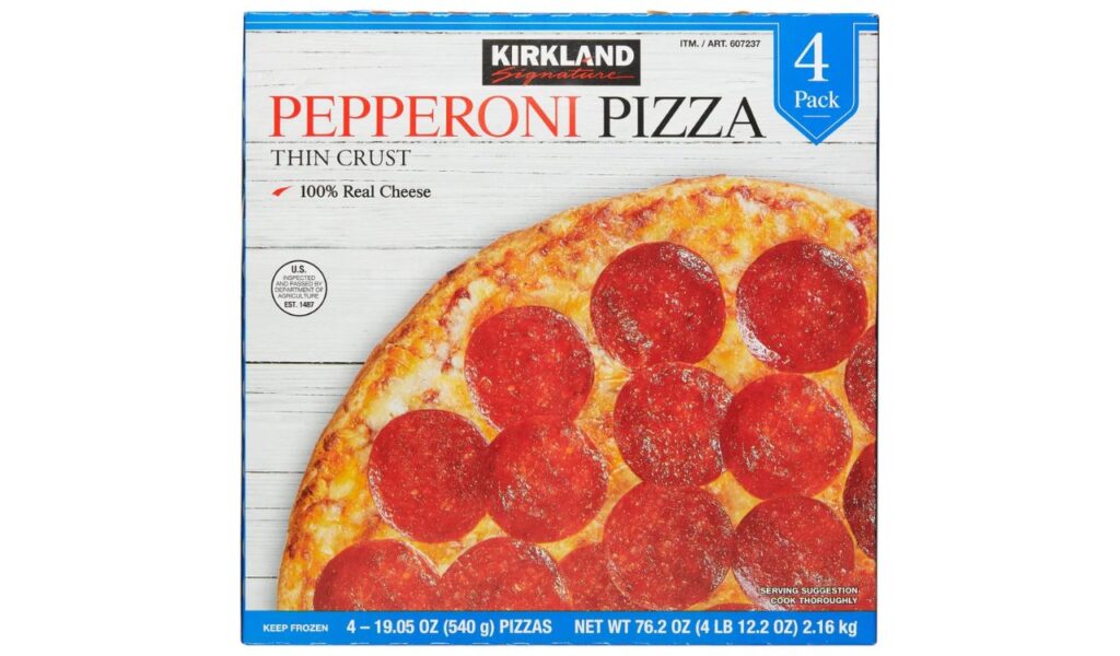 Kirkland Signature Frozen Pepperoni Pizza
