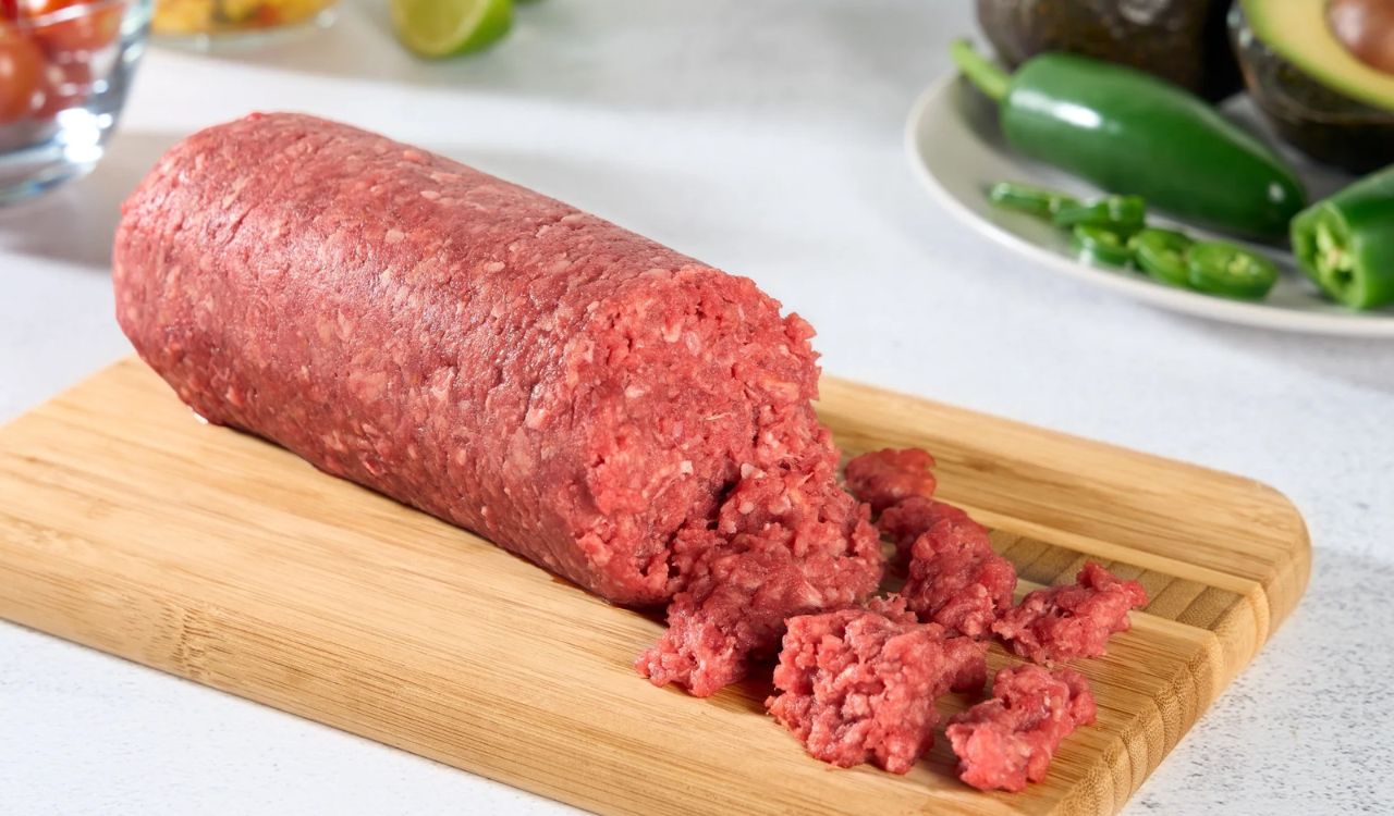 Lean ground beef tube
