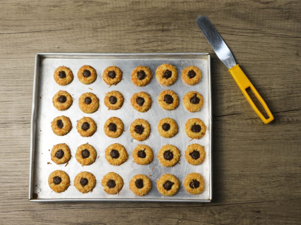 Nutella Thumbprint Cookies