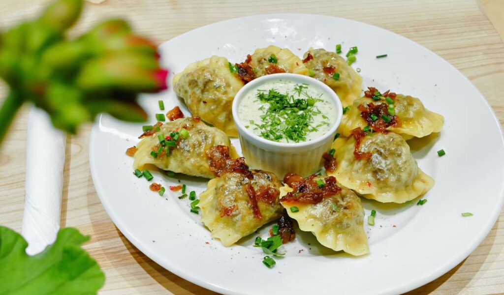 Pierogi on a plate