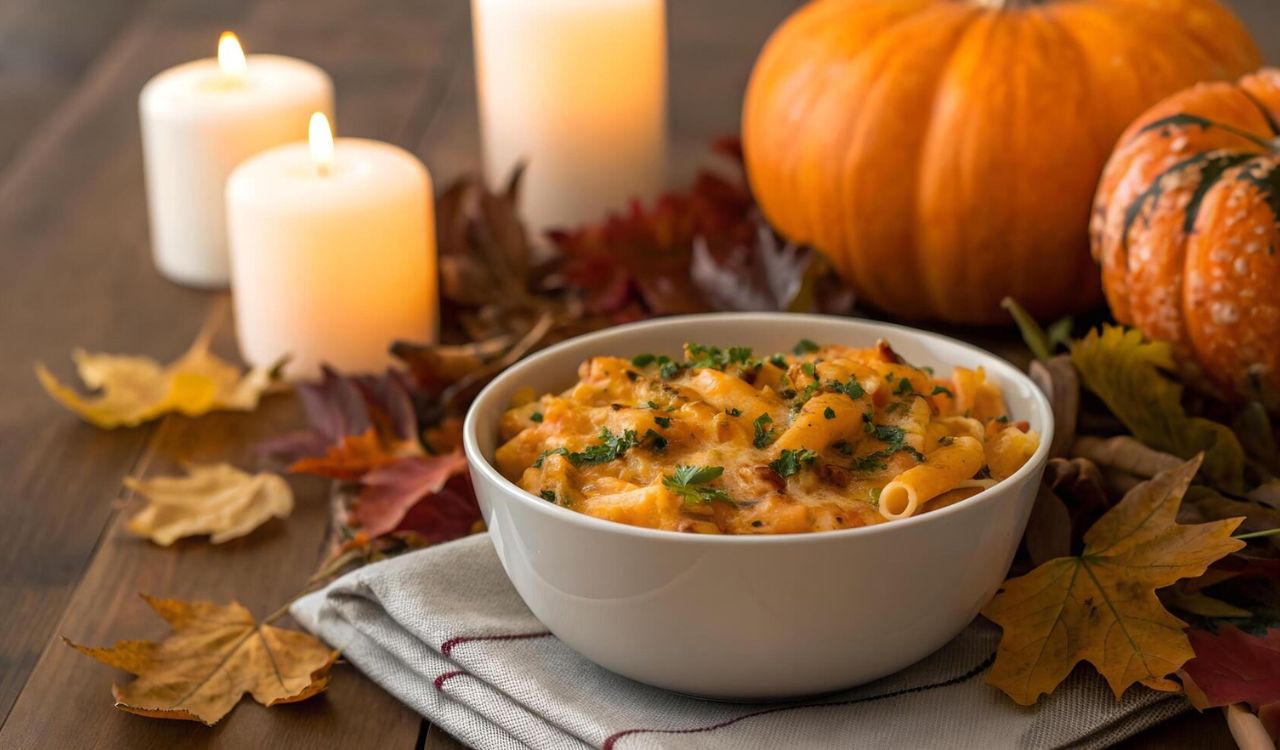 Pumpkin mac and cheese