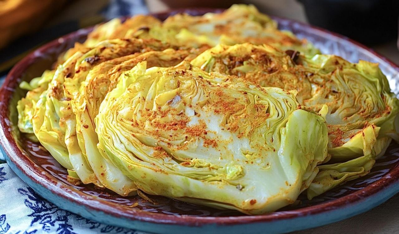 Roasted cabbage