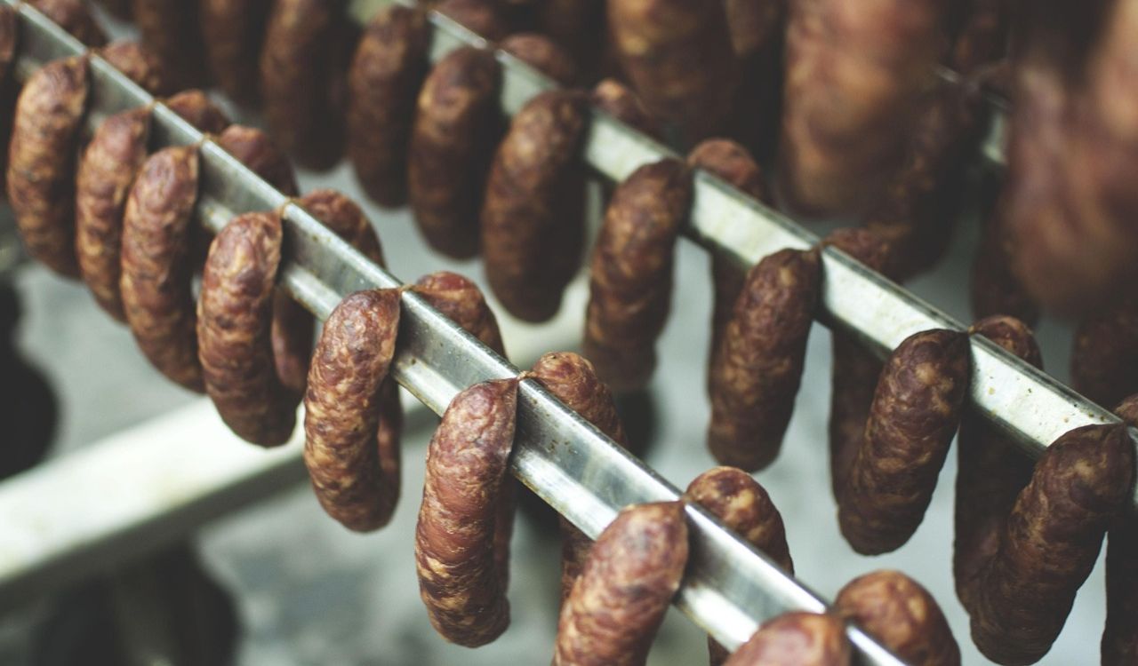 Sausages smoked