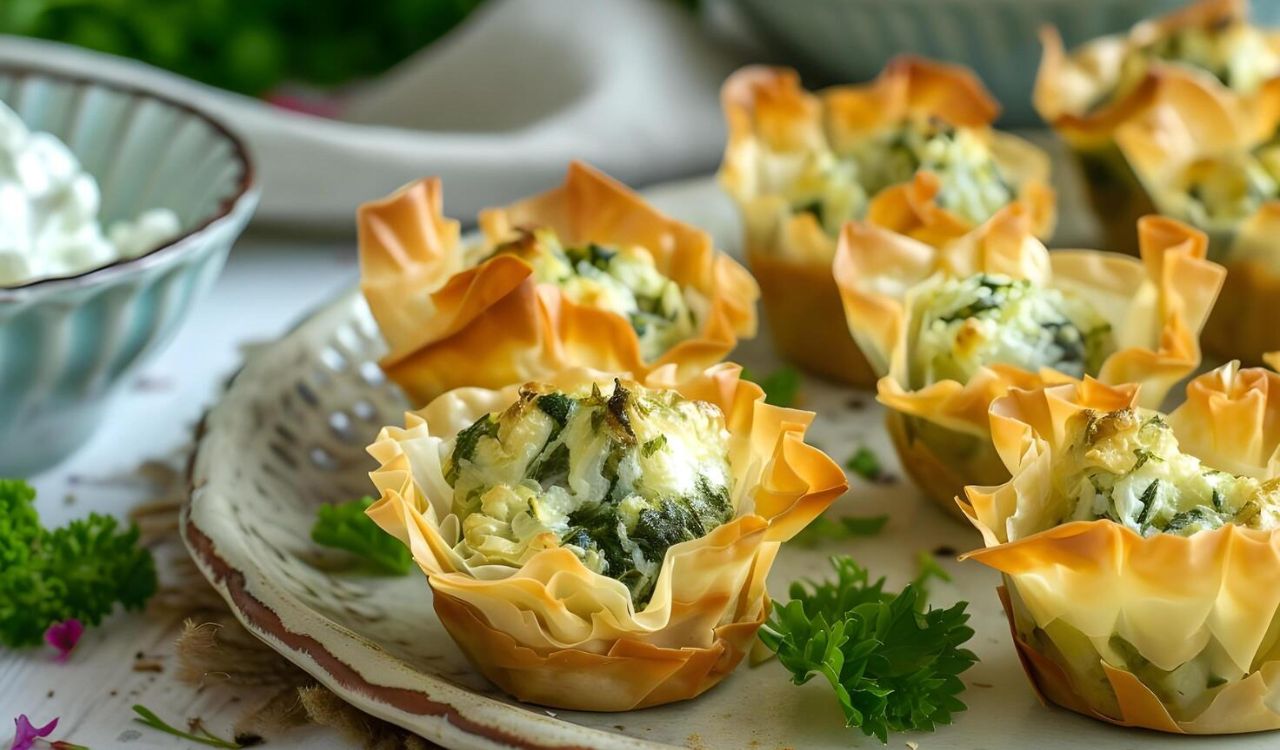 Spinach and Artichoke Cups