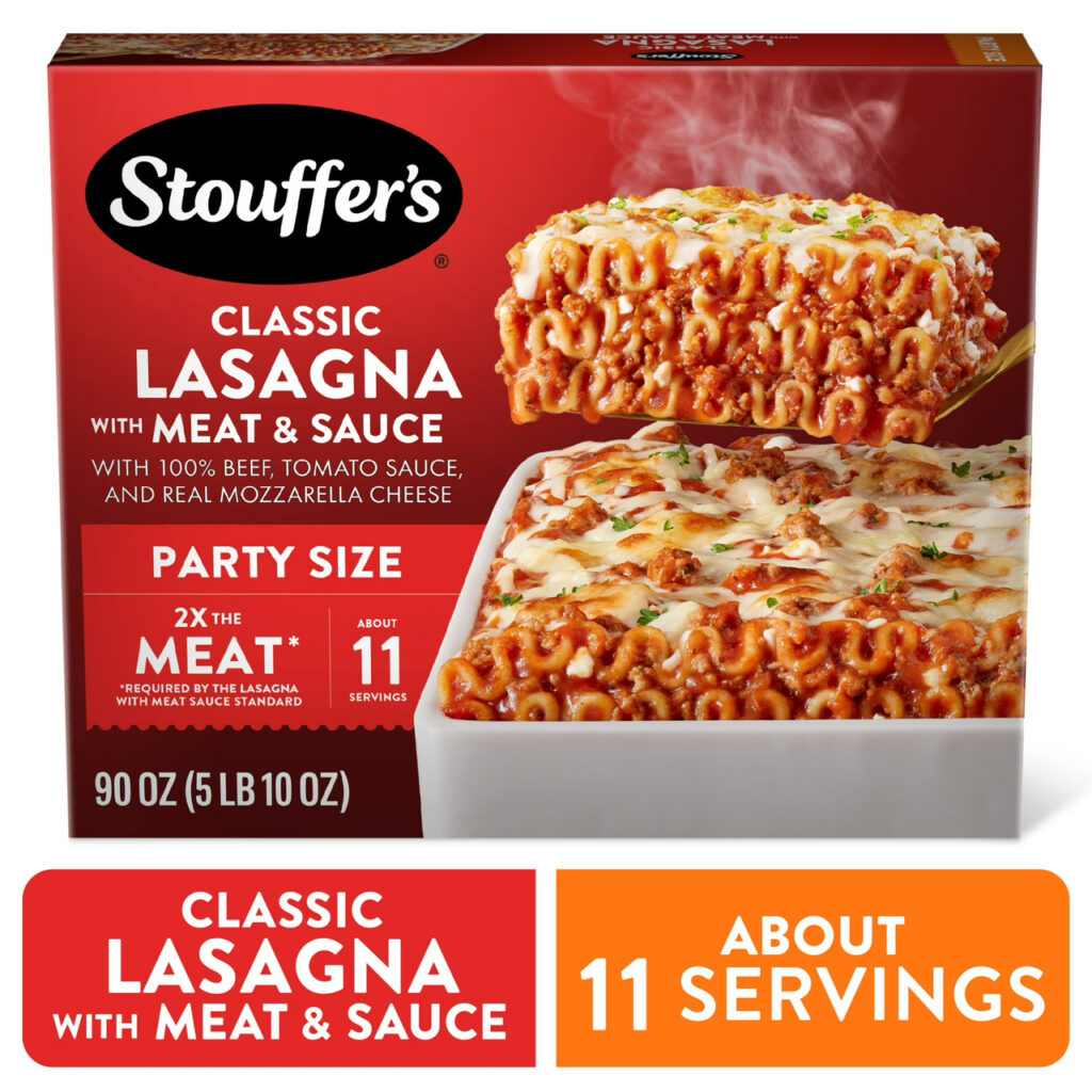 Stouffer’s Classic Lasagna with Meat & Sauce