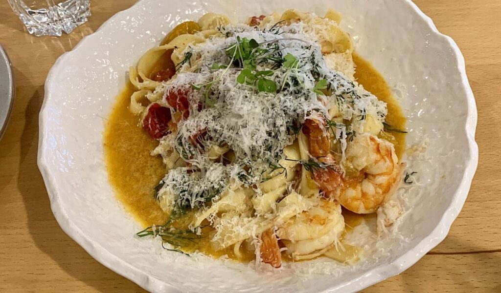 Tagliatelle with Shrimp