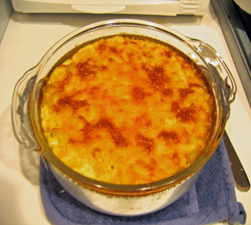 Southern Macaroni Cheese Pie