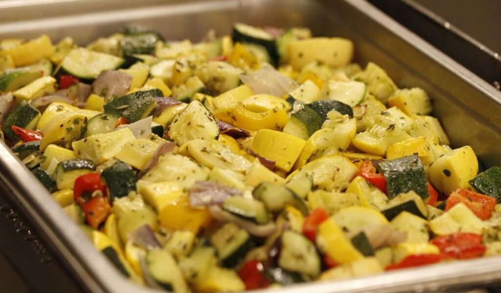 Yellow squash dish