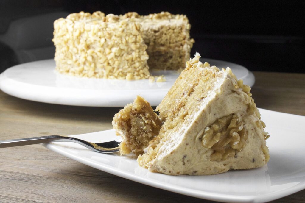 Maple Walnut Sheet Cake