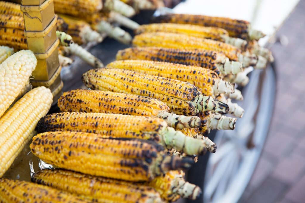 Charred Street Corn