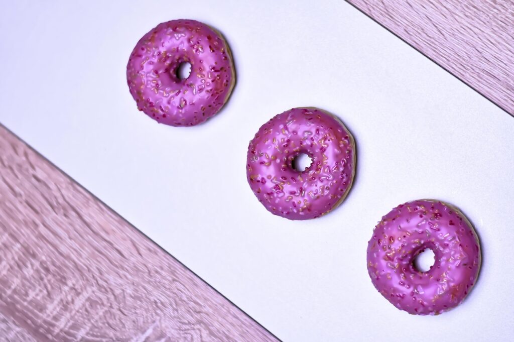 bakery doughnuts with the heavier glaze