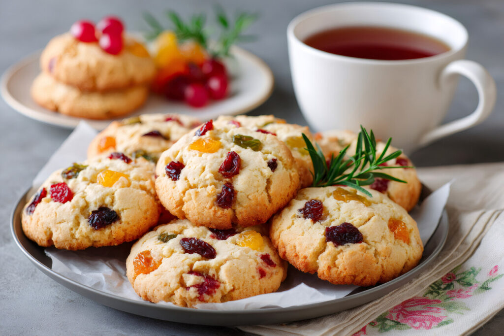 Cranberry Orange Butter Cookies