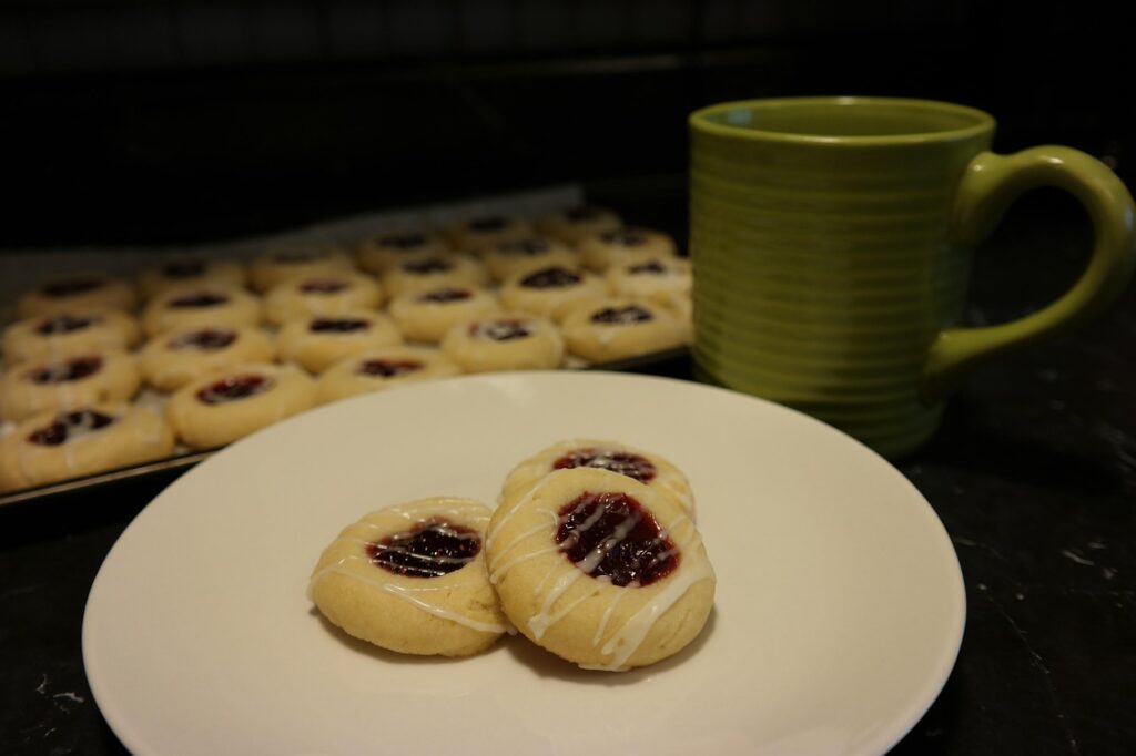 Thumbprint Cookies with Jam