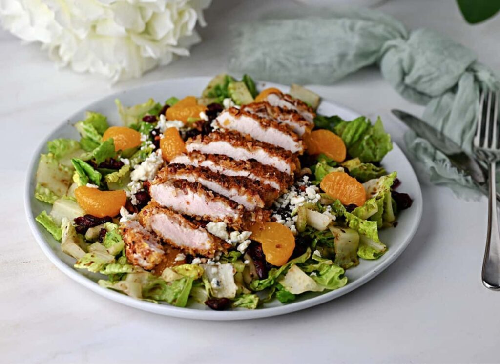 Pecan-Crusted Chicken Salad