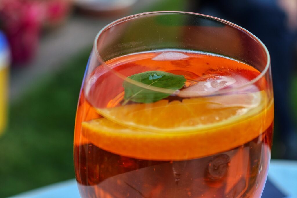 Cranberry Aperol Spritz