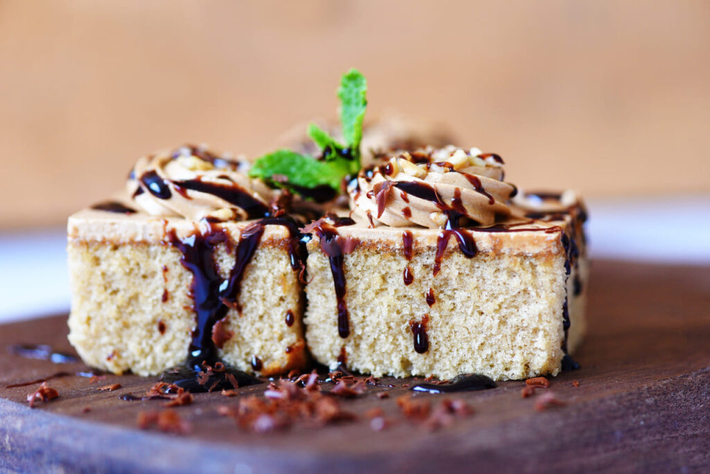 Mocha Poke Cake