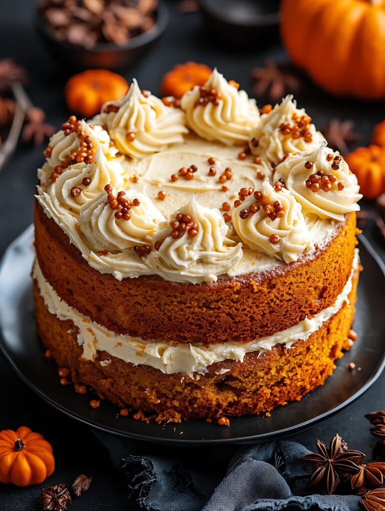 Pumpkin Spice Layer Cake