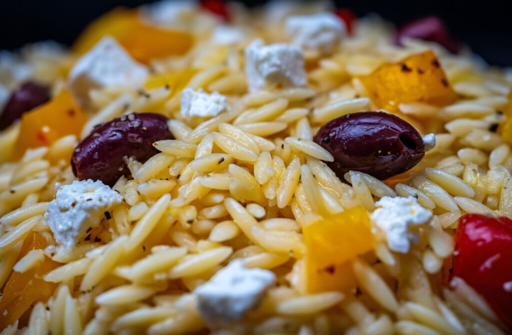 Orzo with Roasted Vegetables