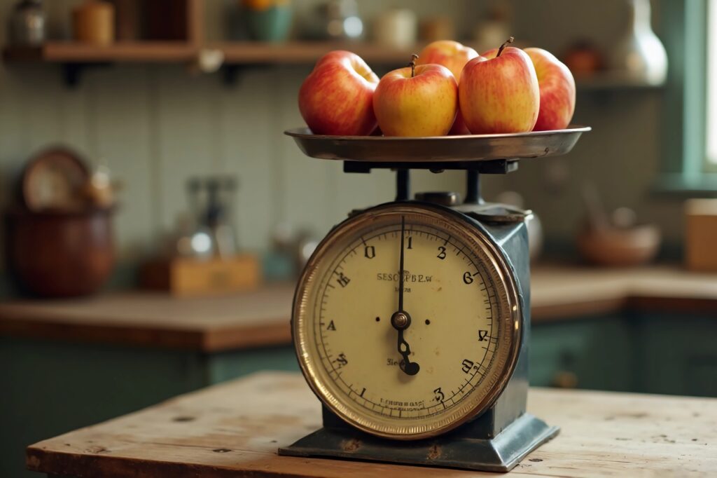 Enamel-Top Produce Scale