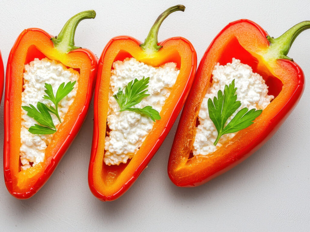 Cheese-Stuffed Mini Pepper