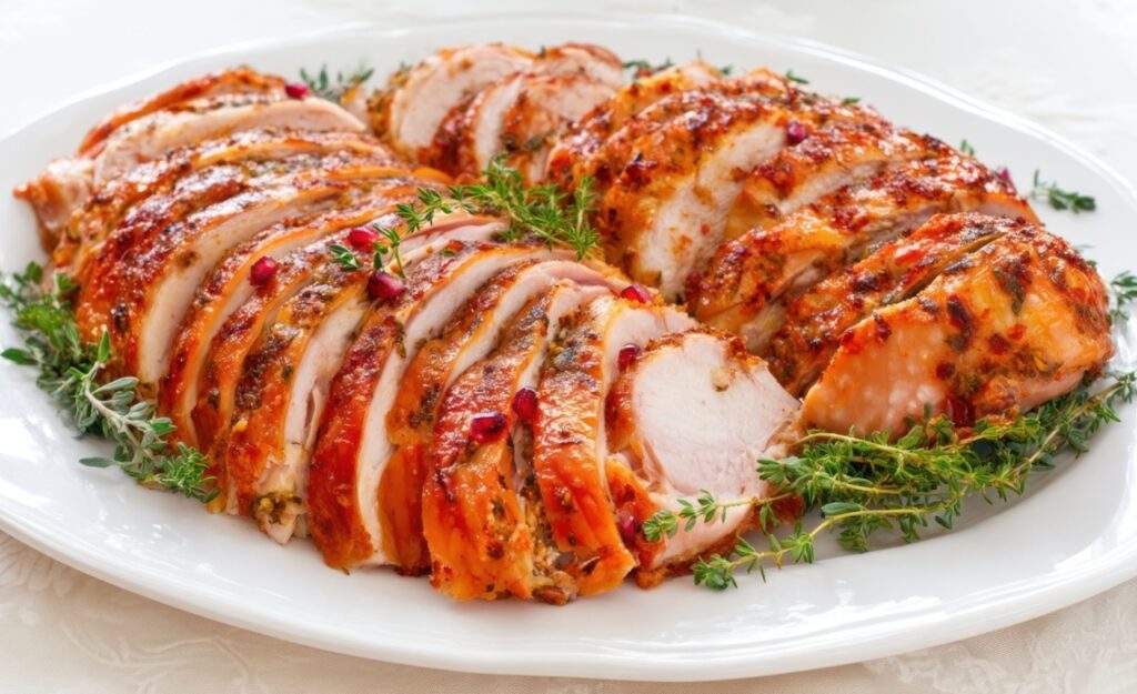 Herb Butter Roasted Turkey Breast