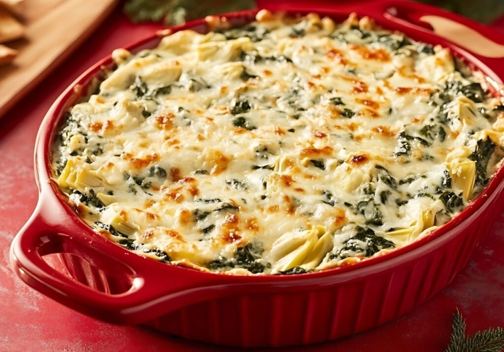 Spinach and Artichoke Rice Casserole