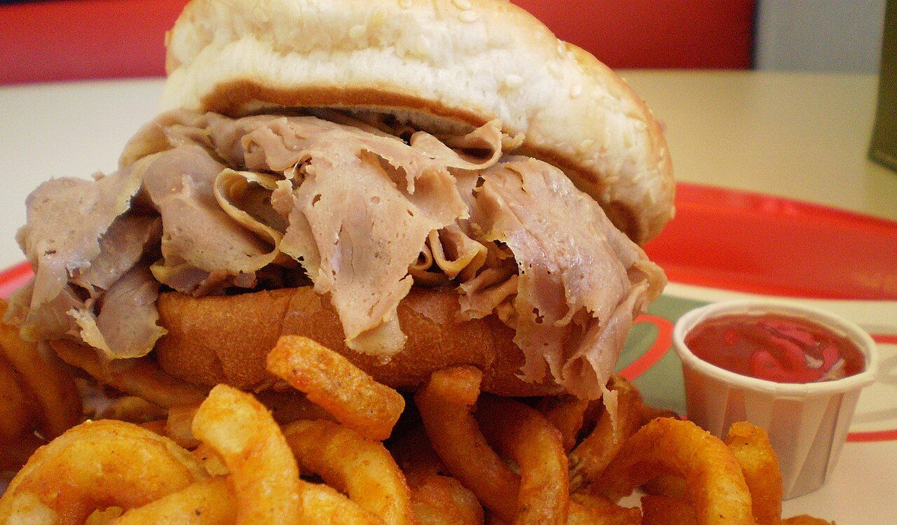 Arby's roast beef sandwich