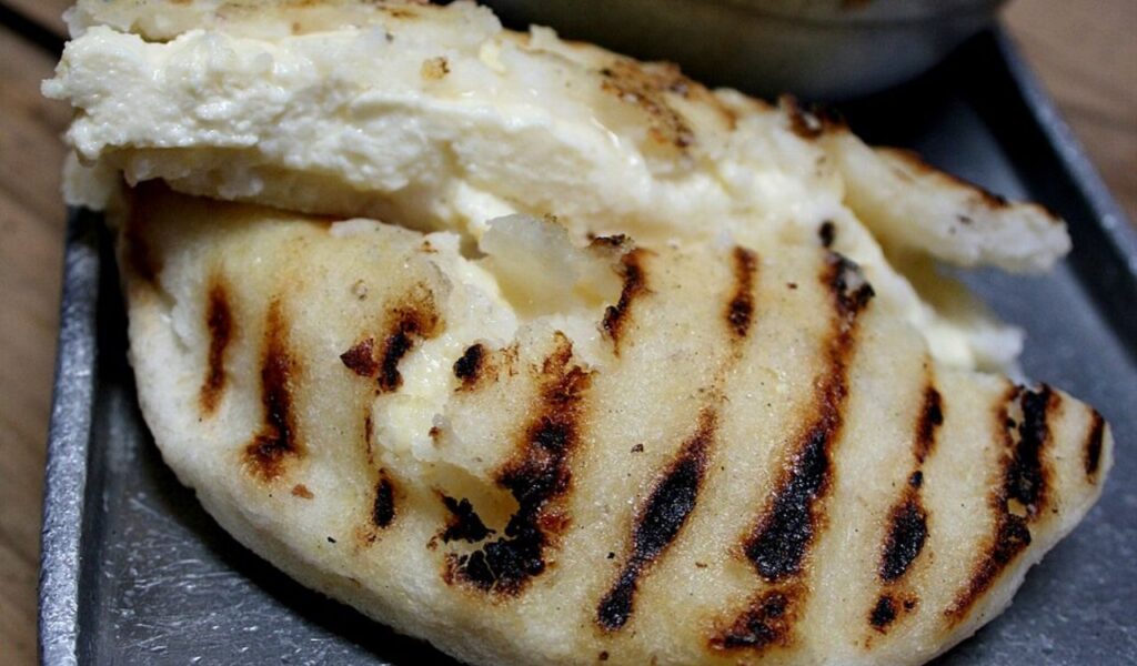 Arepas con queso