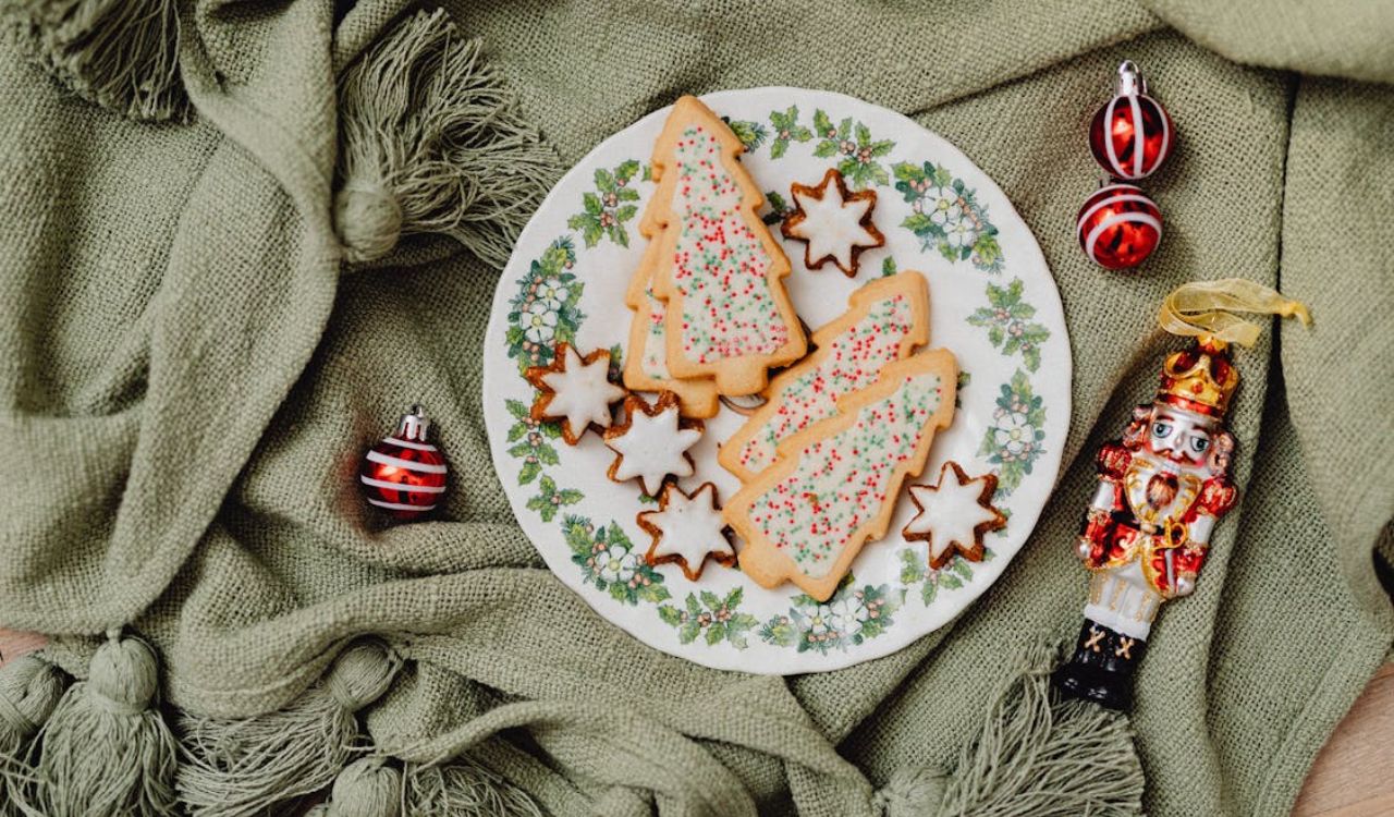 Christmas-themed cookies