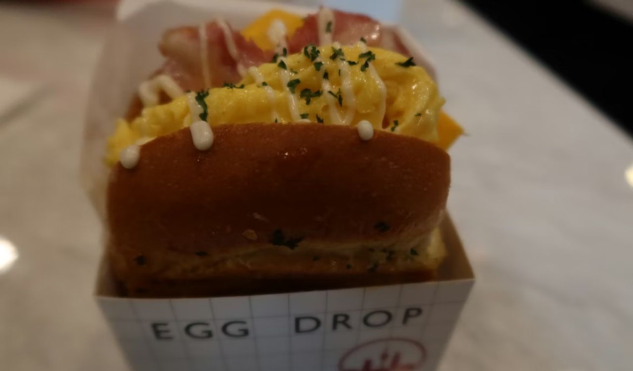Korean egg drop sandwich