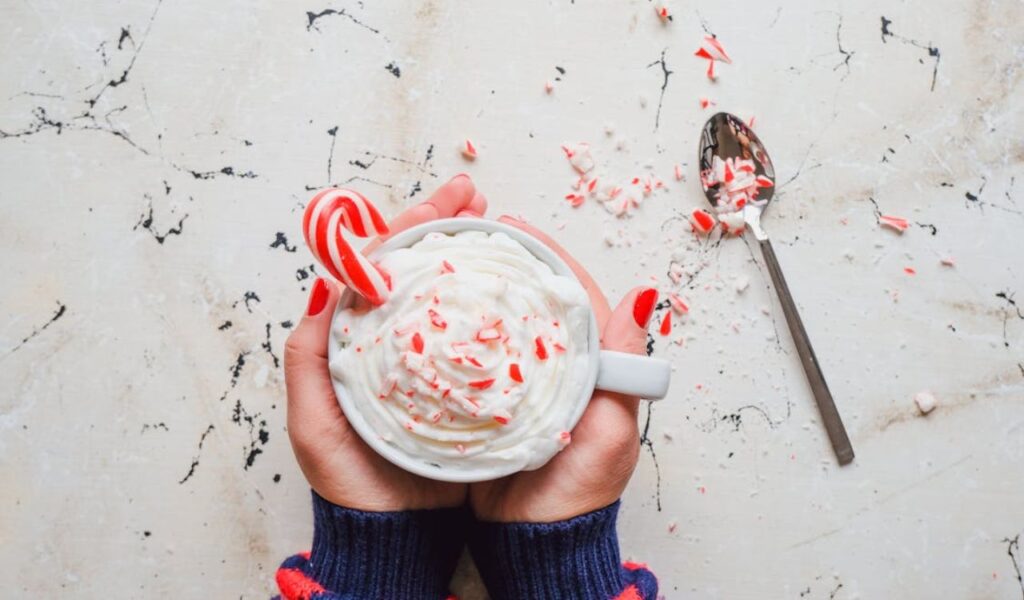 Peppermint icecream