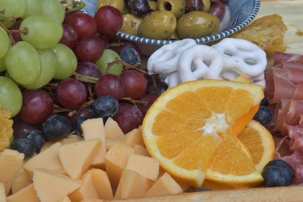 Winter Cheese and Citrus Charcuterie Board