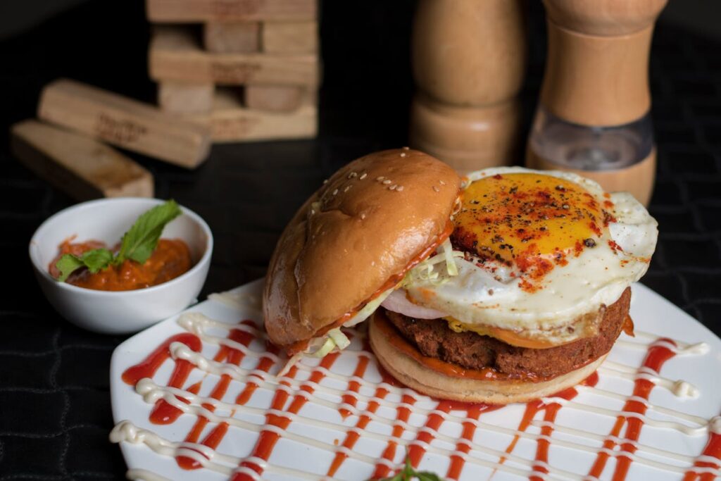 Fried Egg on Burgers or Sandwiches