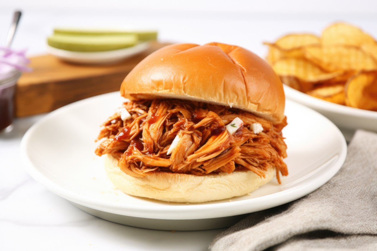 BBQ Pulled Chicken Sandwiches