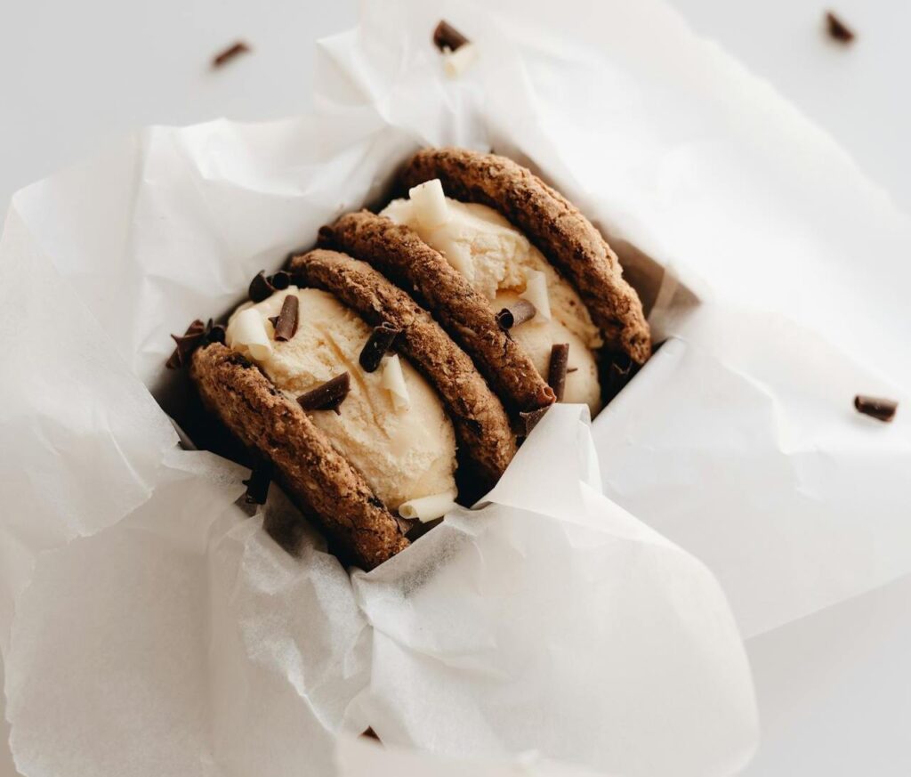 Mocha Cream Sandwich Cookies